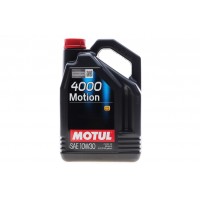 Олива моторне мінеральне MOTUL 4000 Motion 10W-30, 5л (387206) (100334)