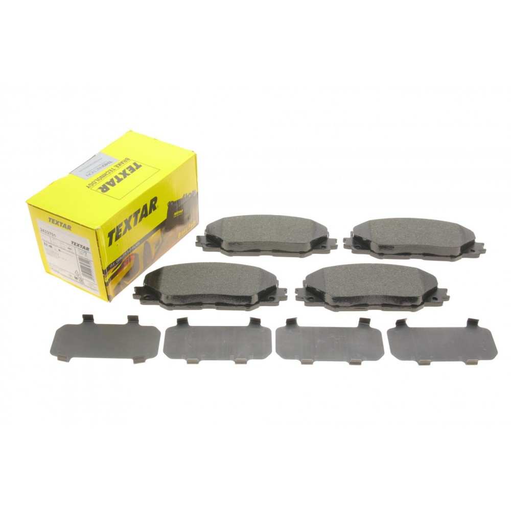 2433701 TEXTAR Комплект гальмівних колодок дисковий гальм
