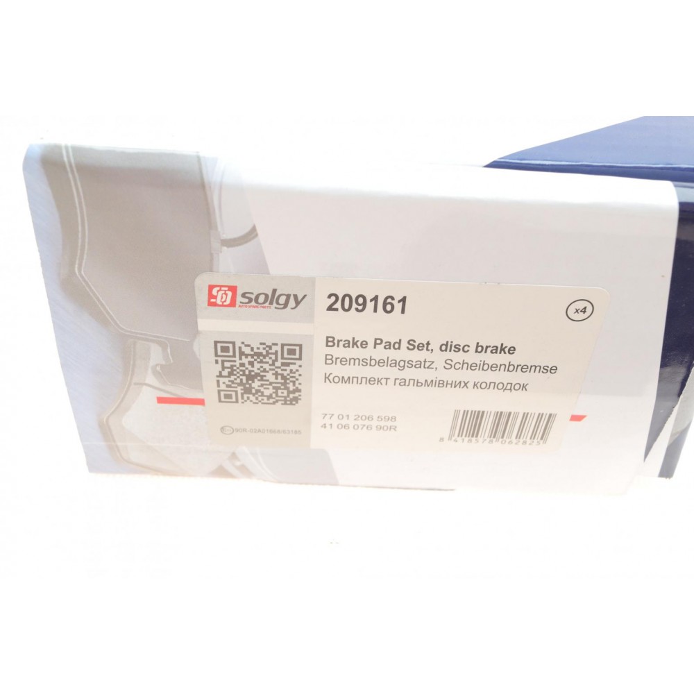 Колодки гальмівні (передні) Renault Laguna II/III 01-15/Megane II 03-