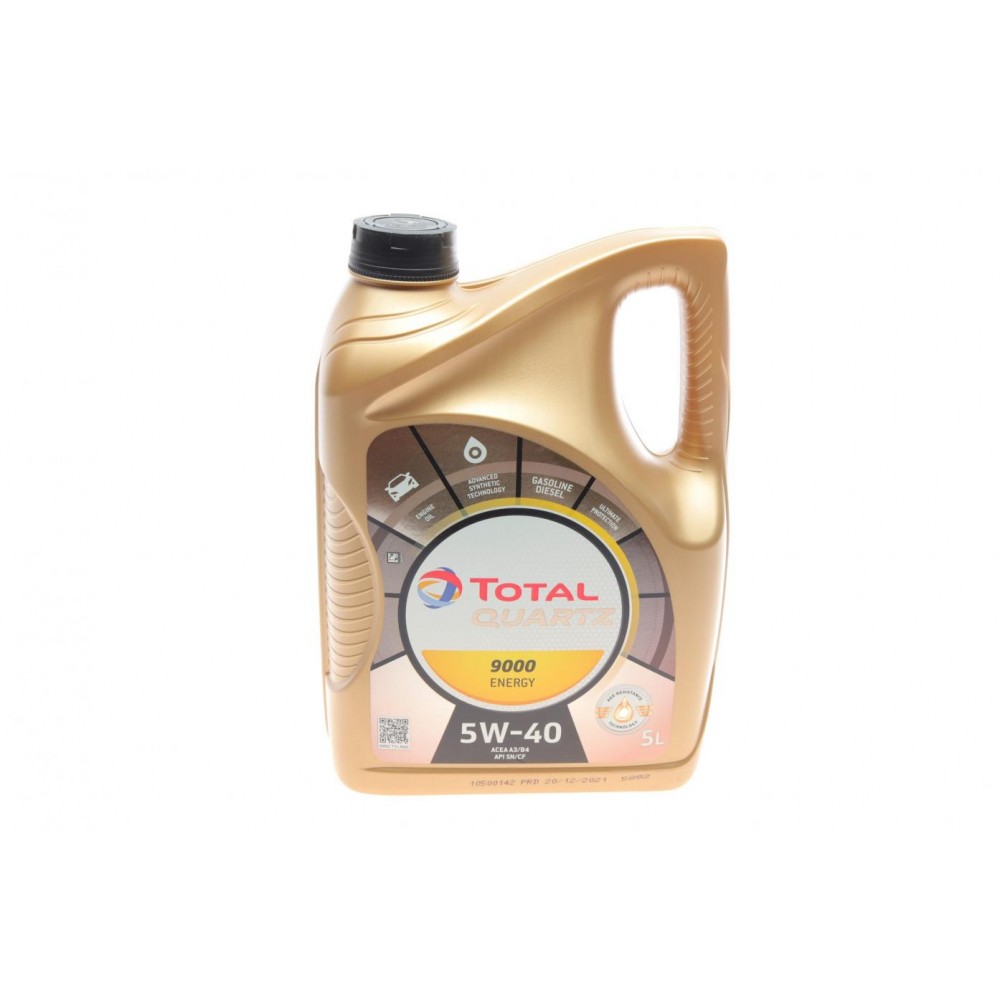 Олива моторне синтетичне TOTAL QUARTZ 9000 ENERGY 5W-40 5л (213697)(216609) купити в Україні цена