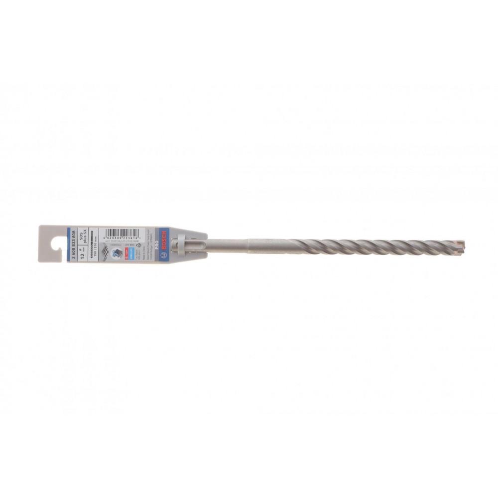 2608833808 BOSCH BOSCH Квадробур для перфоратора 12х150х210мм (бетон/камінь) SDS PLUS-5X