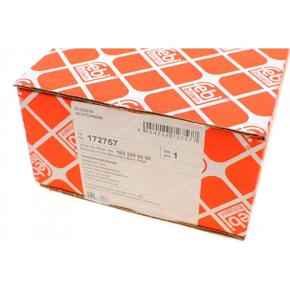 Тяга стабілізатора (переднього) (L) MB M-class (W163) 98-05