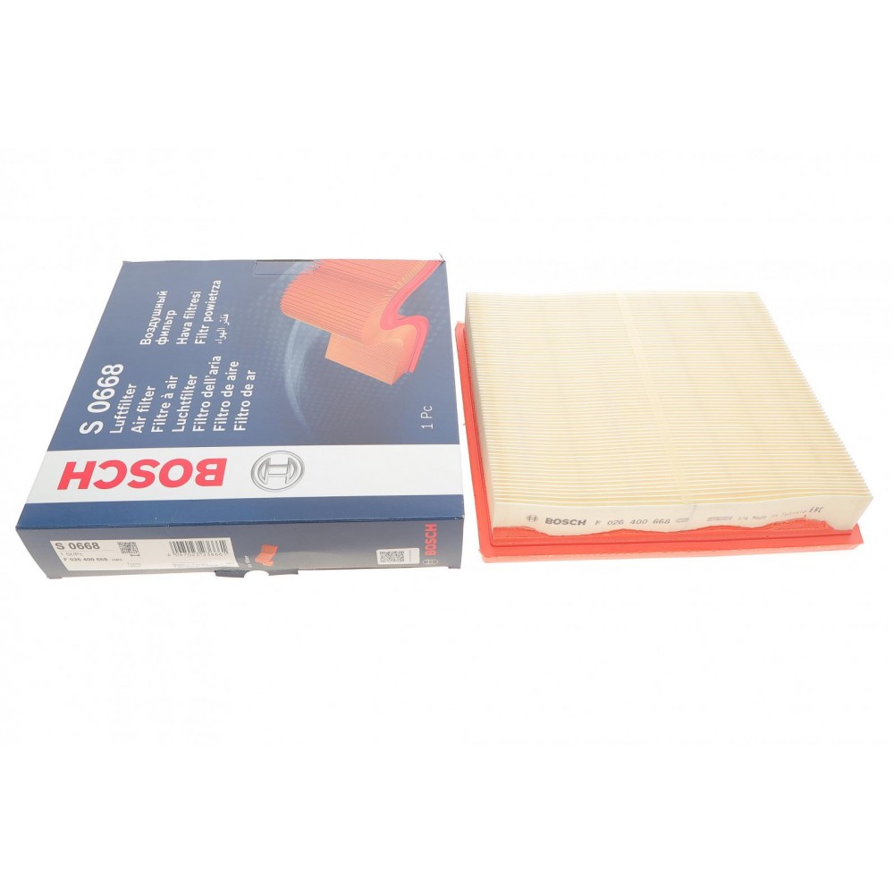 F 026 400 668 BOSCH Повітряний фільтр