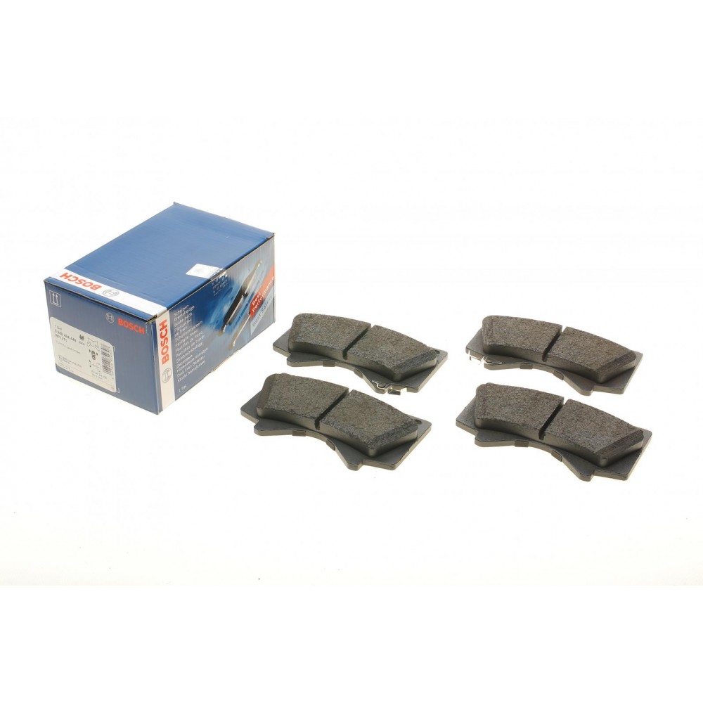 0 986 494 449 BOSCH Комплект гальмівних колодок дисковий гальм