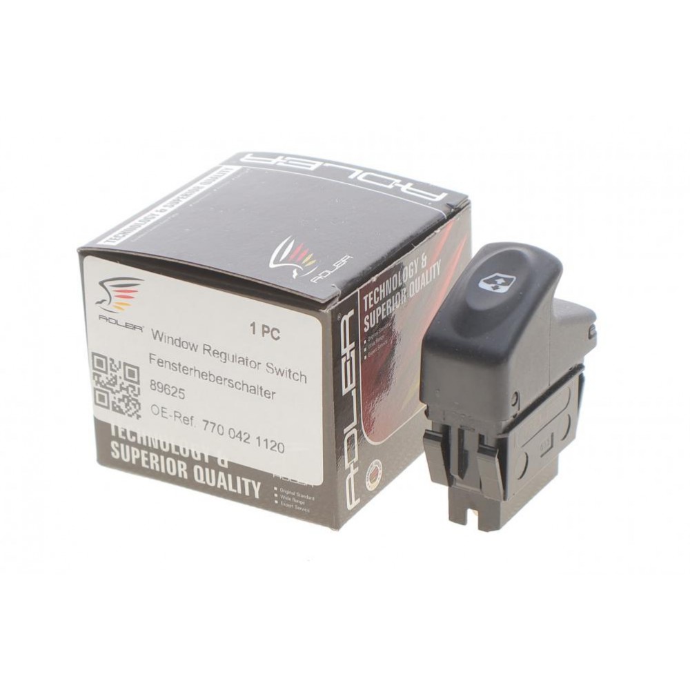 Кнопка склопідіймача (передня) Renault Clio 98-