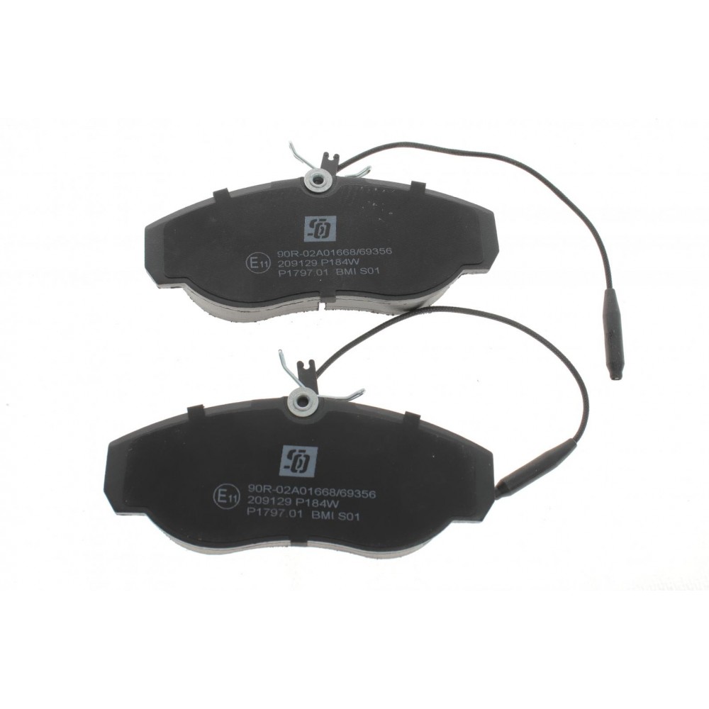 Колодки гальмівні (передні) Fiat Ducato/Peugeot Boxer 94-02 (Lucas)/(з датчиками)