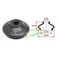 Пильник опори кульової рульового наконечника (8x22) (пузатий)