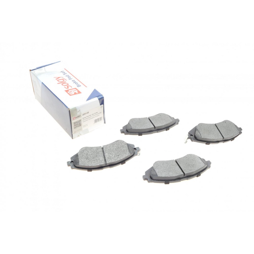 Колодки гальмівні (передні) Daewoo Lanos/ Nubira 1.6-2.2 97- (Akebono)