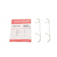 109-1123 QUICK BRAKE Комплектуючі колодки дискового гальма