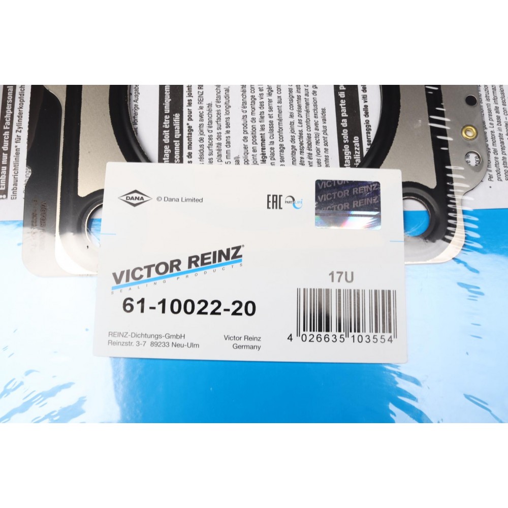 Прокладка ГБЦ Hyundai Santa Fe II 2.2 CRDi 06-12, D4EB, Ø88,50мм, 1,30мм, 3 отв.