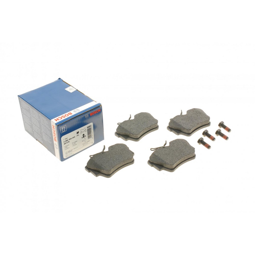 0 986 494 040 BOSCH Комплект гальмівних колодок дисковий гальм