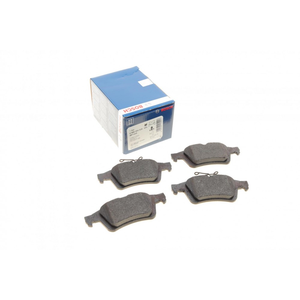 0 986 494 528 BOSCH Комплект гальмівних колодок дисковий гальм