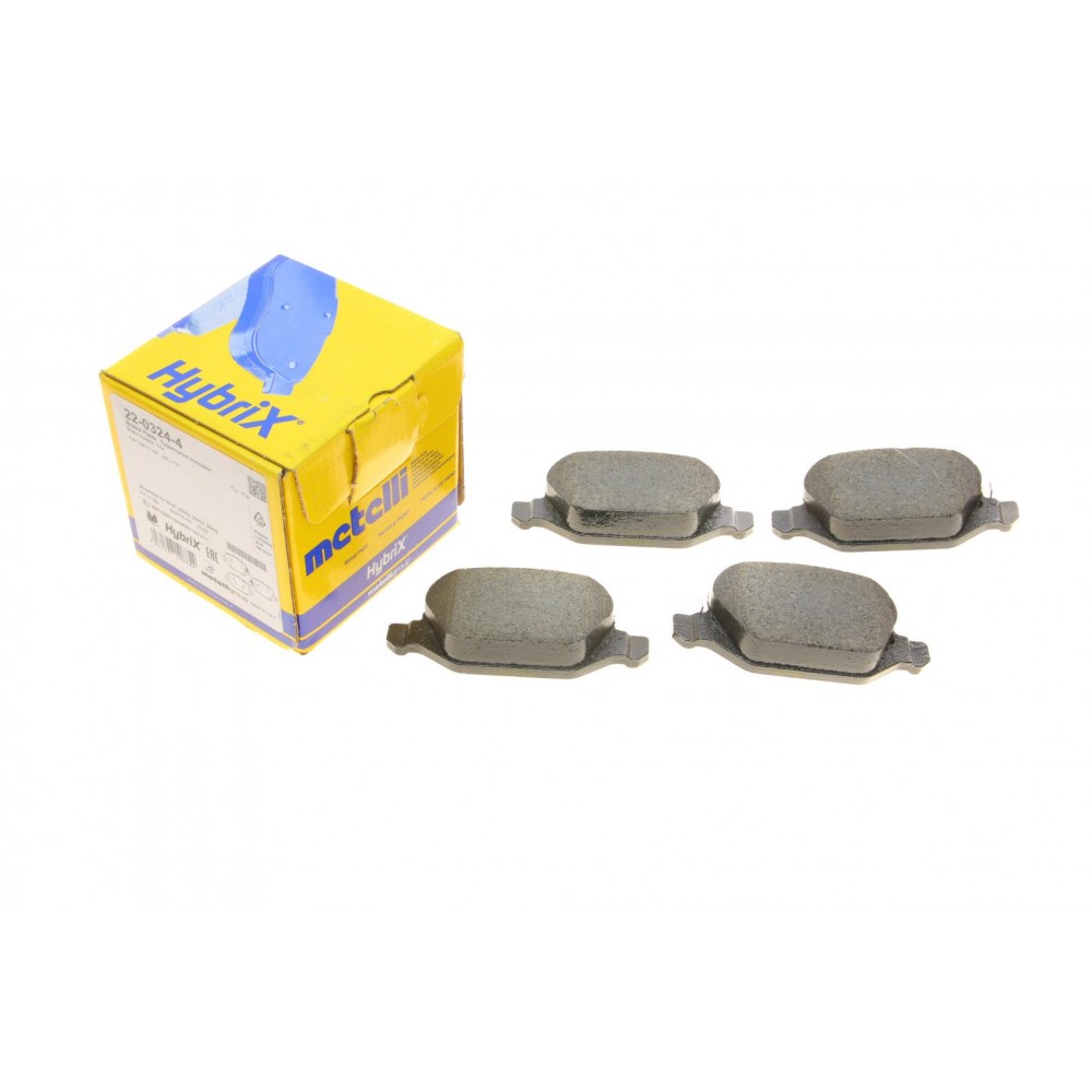 22-0324-4 METELLI Комплект гальмівних колодок дисковий гальм