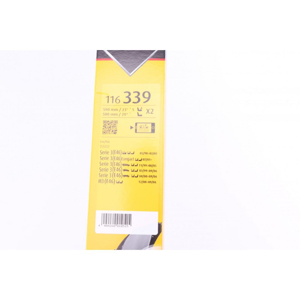 Щітки склоочисника (550/500мм) BMW 3 (E46) 98-07