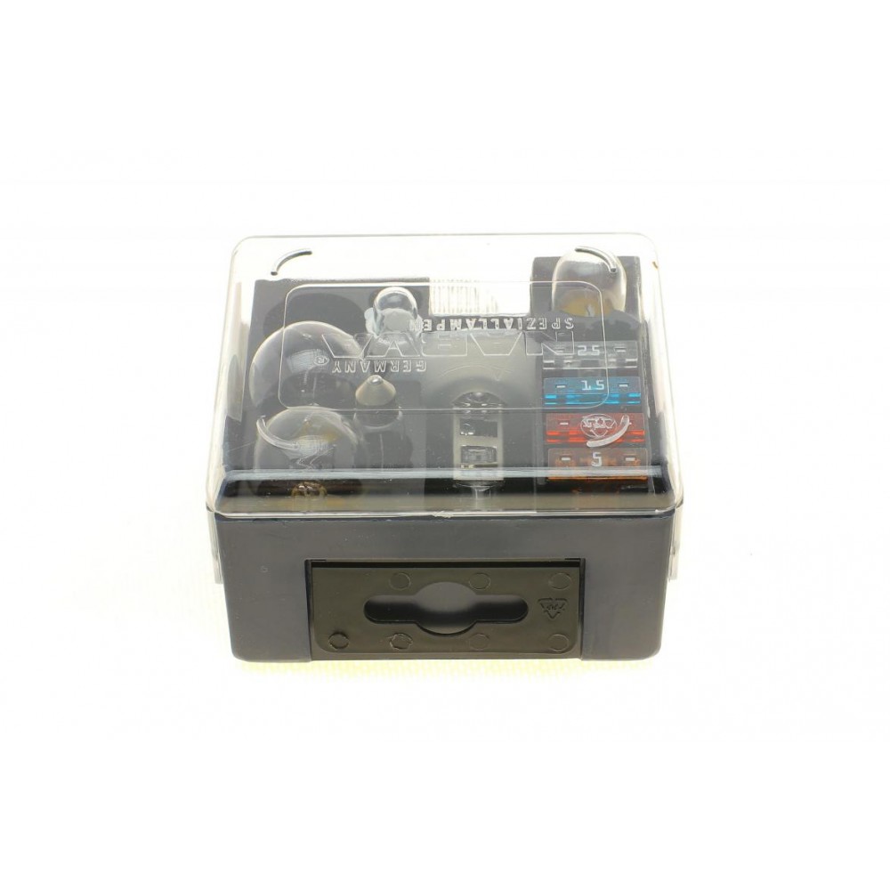 Комплект лампочок H1 12V (P21/4W,P21W ,R5W,C5W T4W + 4 запобіжника)
