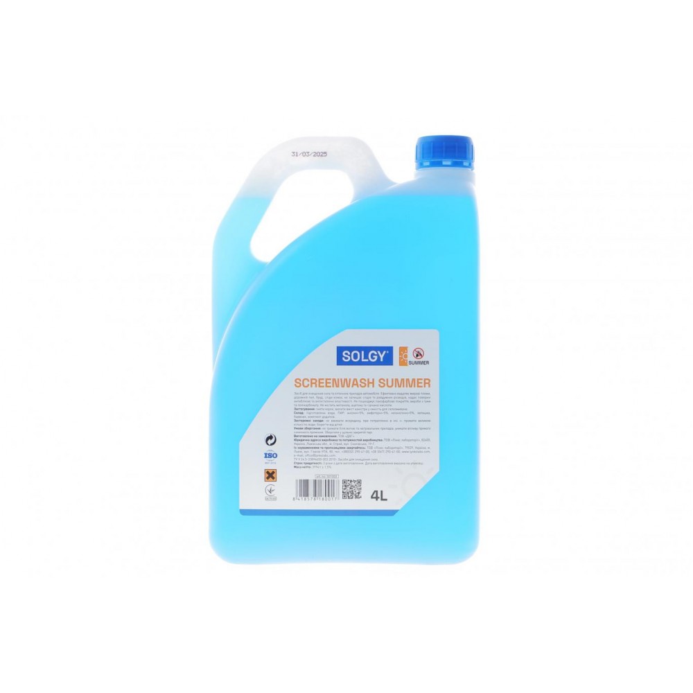 Омивач скла літо (4L) Антимошка