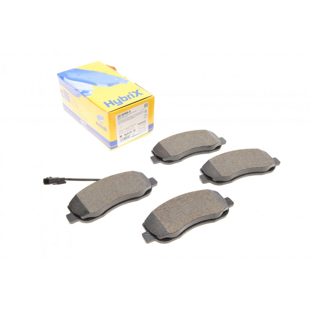 22-0898-0 METELLI Комплект гальмівних колодок дисковий гальм