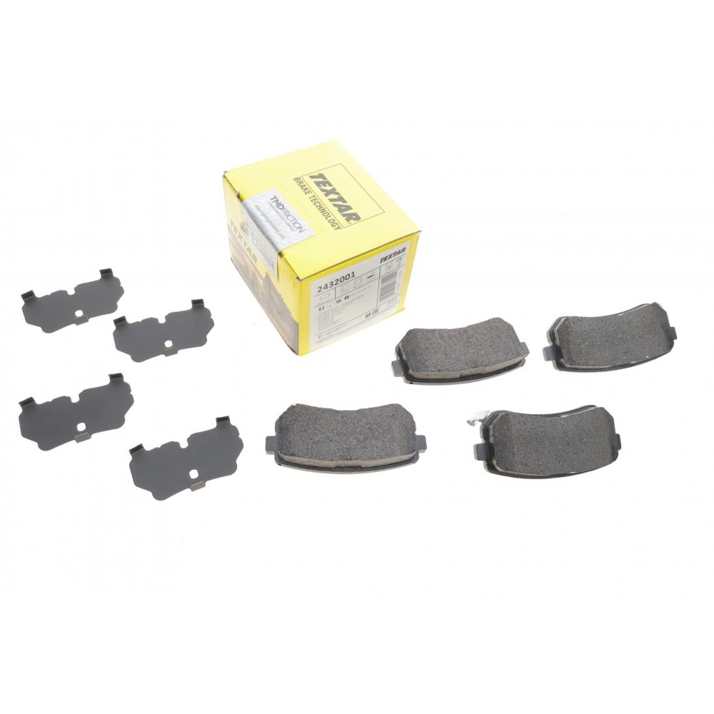 2432001 TEXTAR Комплект гальмівних колодок дисковий гальм