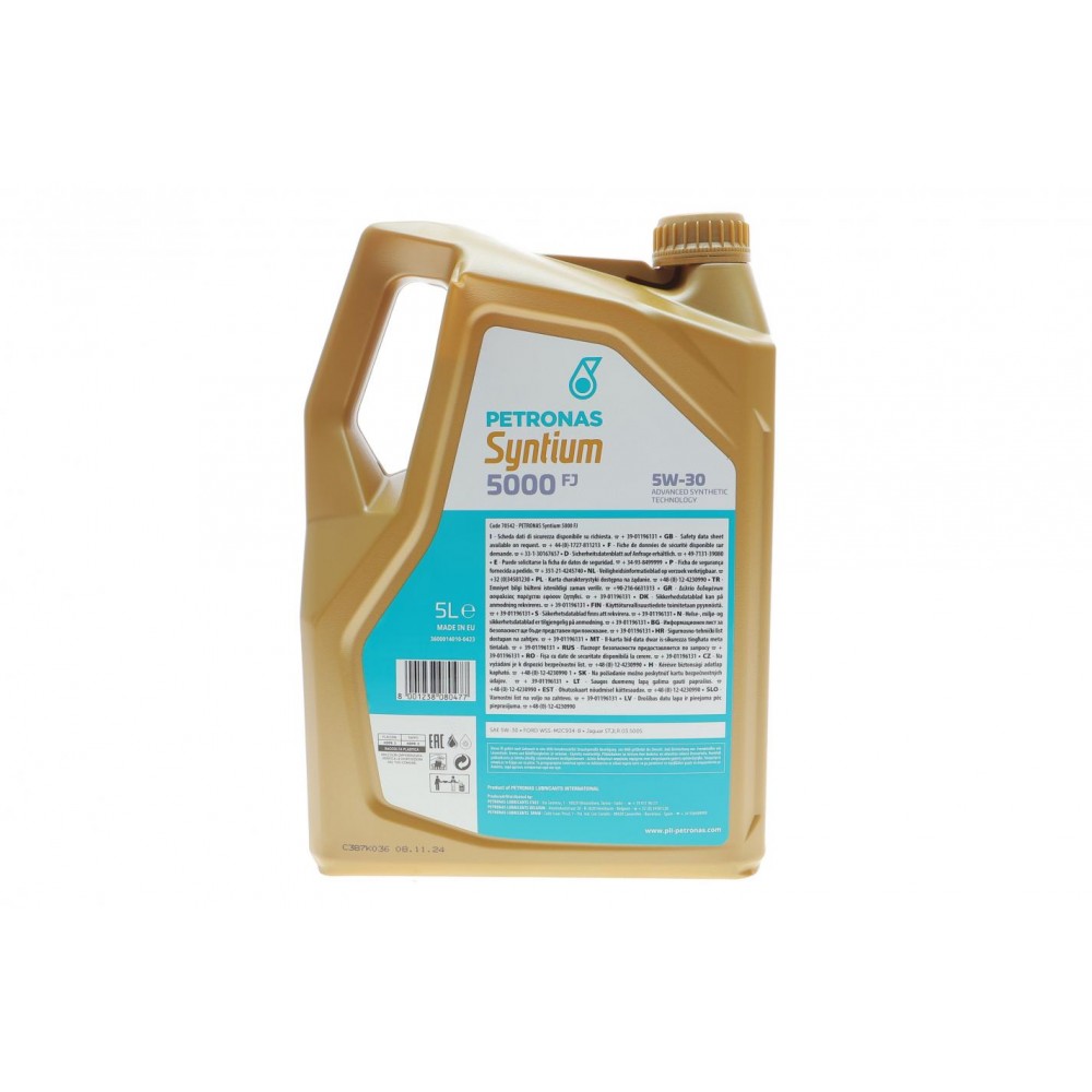 Олива 5W30 SYNTIUM 5000 FJ (5L) (Jaguar Land Rover STJLR.03.5005/Ford WSS-M2C934-B)