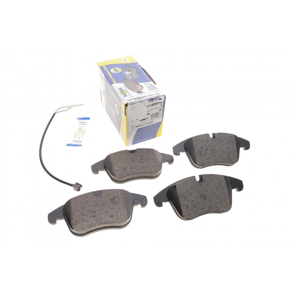 181886-203 ICER Комплект гальмівних колодок дисковий гальм