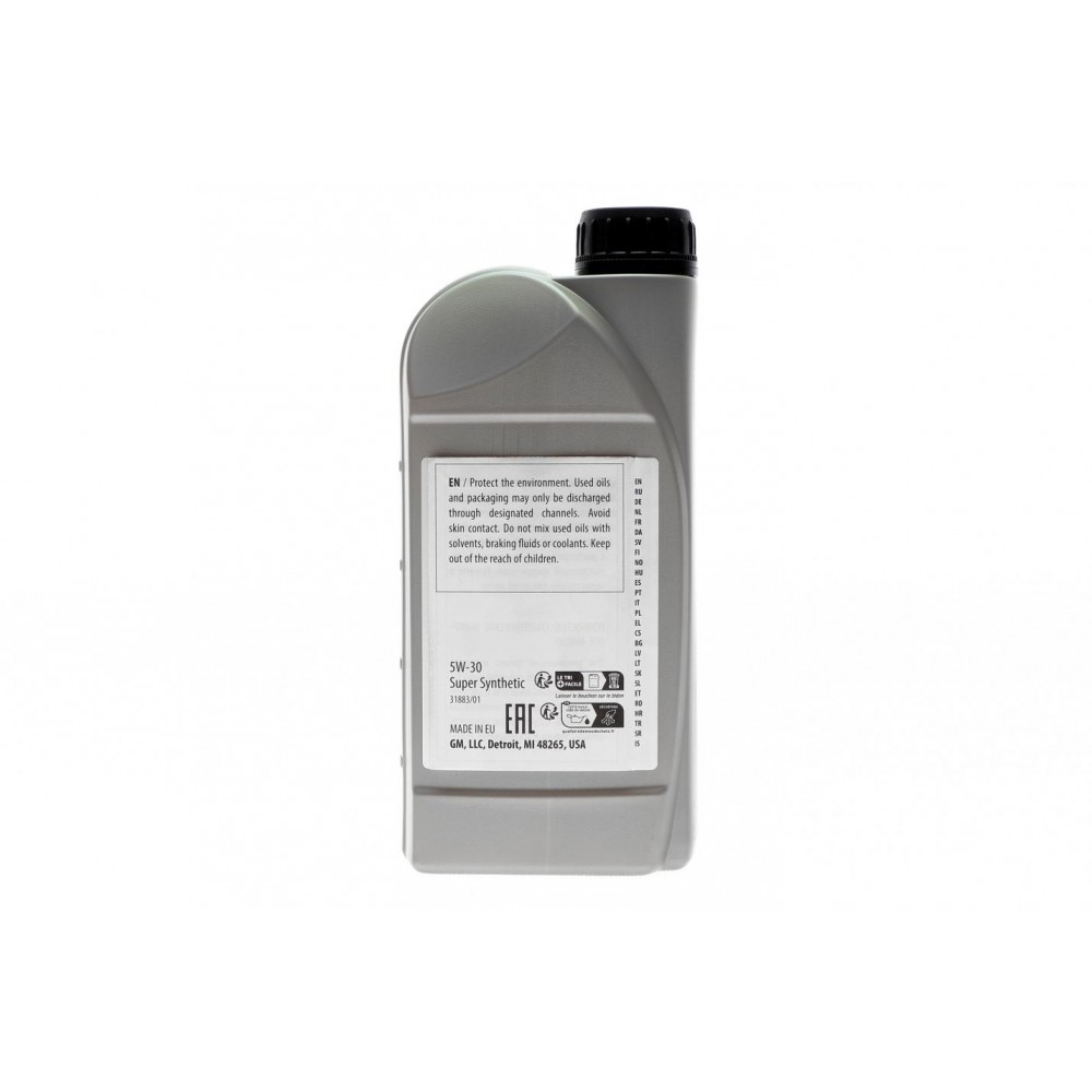 Олива 5W30 GM Super Synthetic (1L) (BMW LL-04/MB 229.31/MB 229.51/PORSCHE C30/VW 503.01/504.00/507.00)