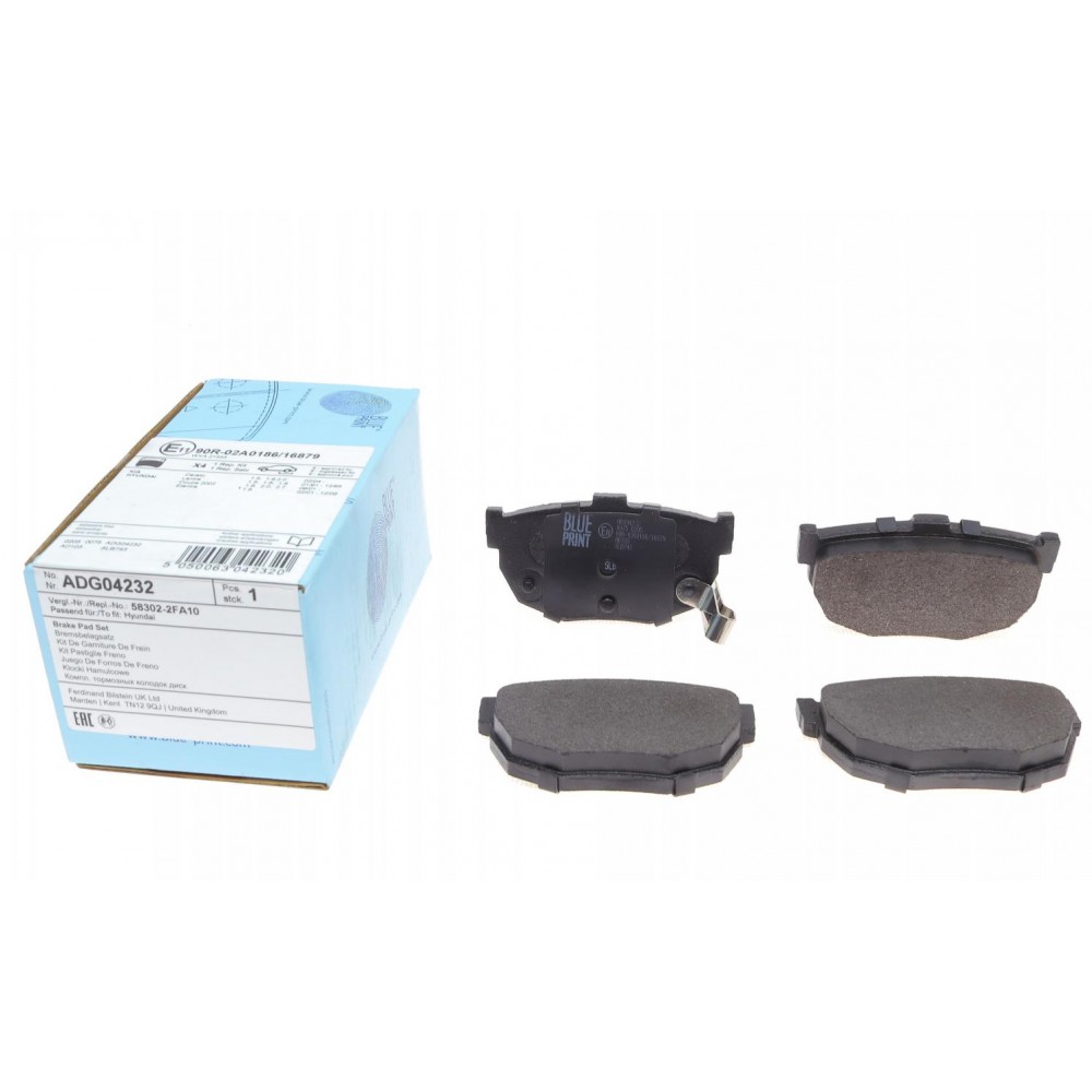 ADG04232 BLUE PRINT Комплект гальмівних колодок дисковий гальм
