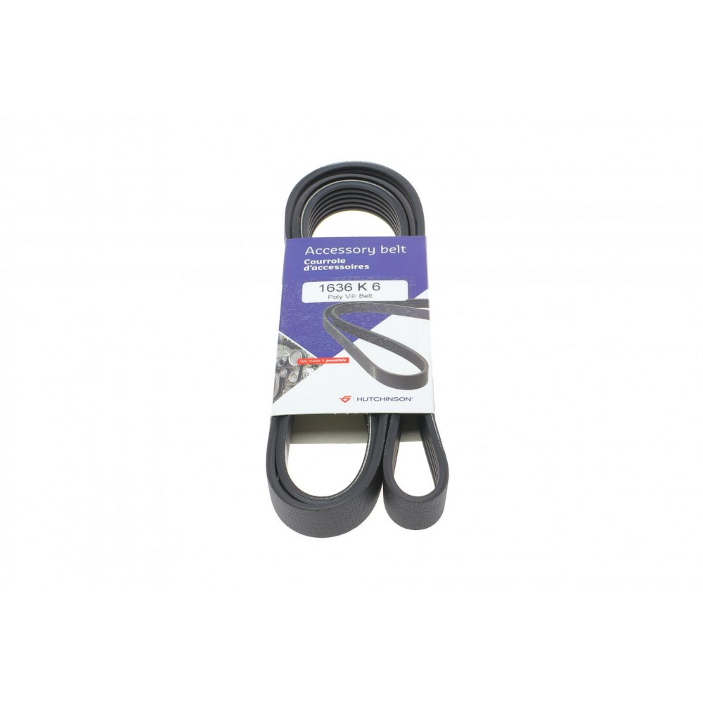 1636 K 6 HUTCHINSON Поліклиновий ремінь