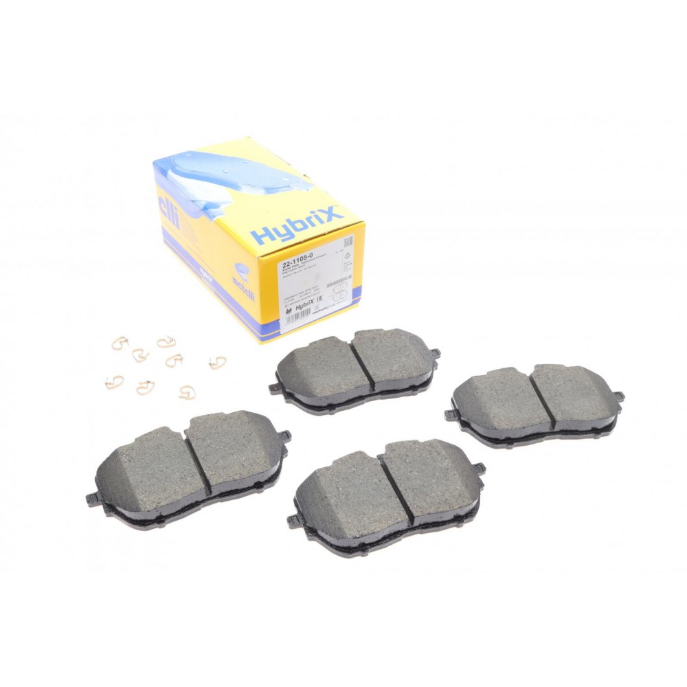 22-1105-0 METELLI Комплект гальмівних колодок дисковий гальм