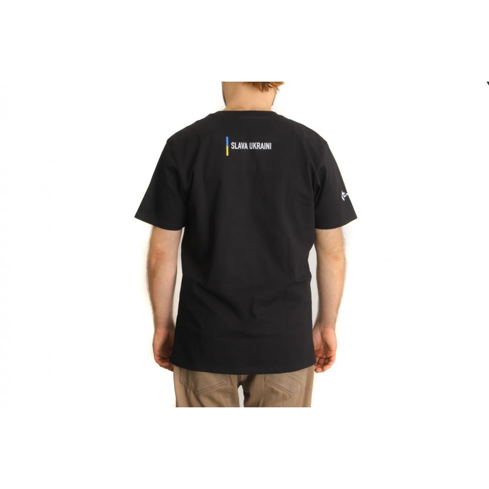 Футболка патріотична BM Parts, чорна, S (100% бавовна)