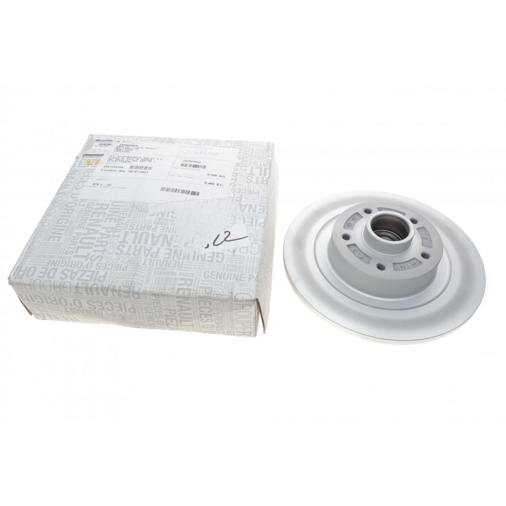 Диск гальмівний (задній) Renault Megane IV/Scenic III-IV 16-