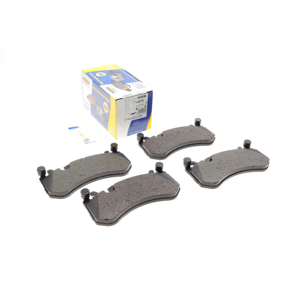 182079 ICER Комплект гальмівних колодок дисковий гальм