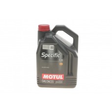 Олива моторне 100% синтетичне MOTUL SPECIFIC LAND ROVER 5122 0W-20, 5л (867606) (107339)