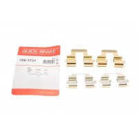 109-1731 QUICK BRAKE Комплектуючі колодки дискового гальма