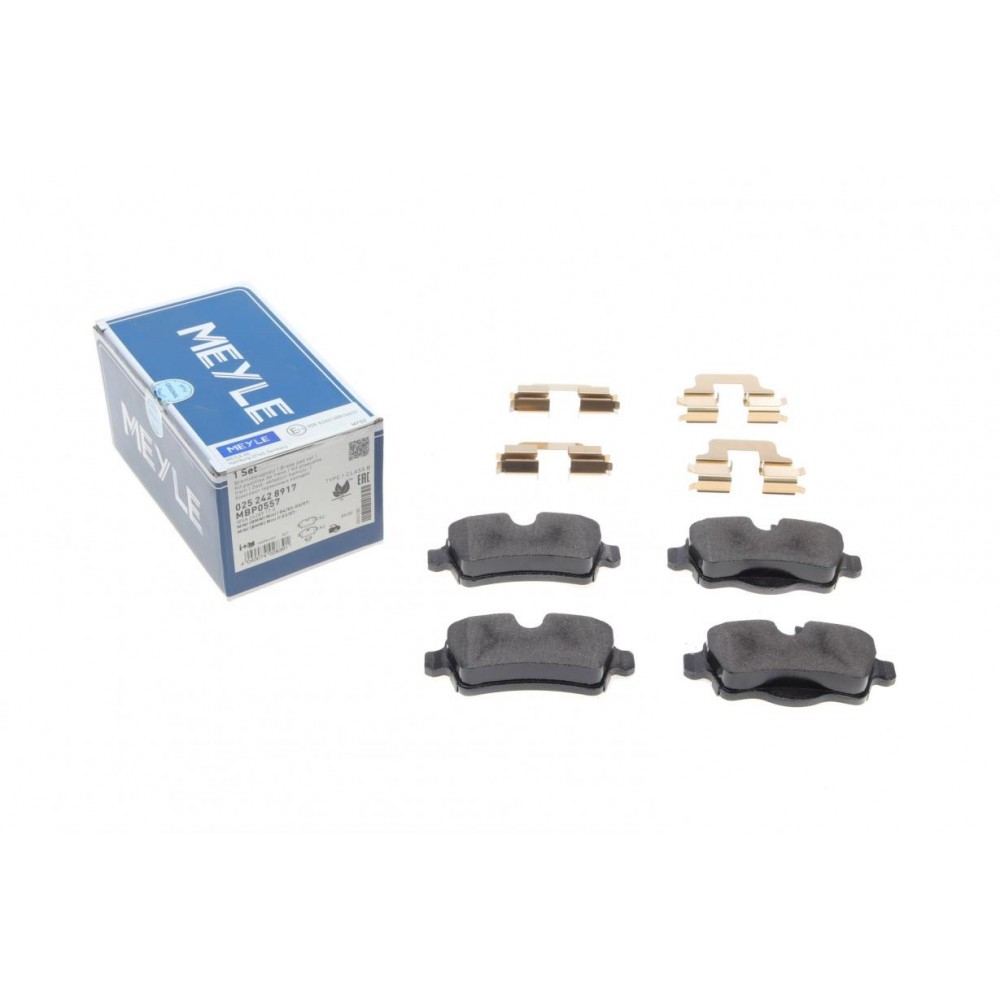 025 242 8917 MEYLE Комплект гальмівних колодок дисковий гальм