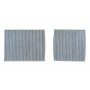 Фільтр салону Citroen C3 09-/C4 Cactus/Peugeot 2008 13-/207 06-15/208 12- (к-кт 2шт.) (вугільний)