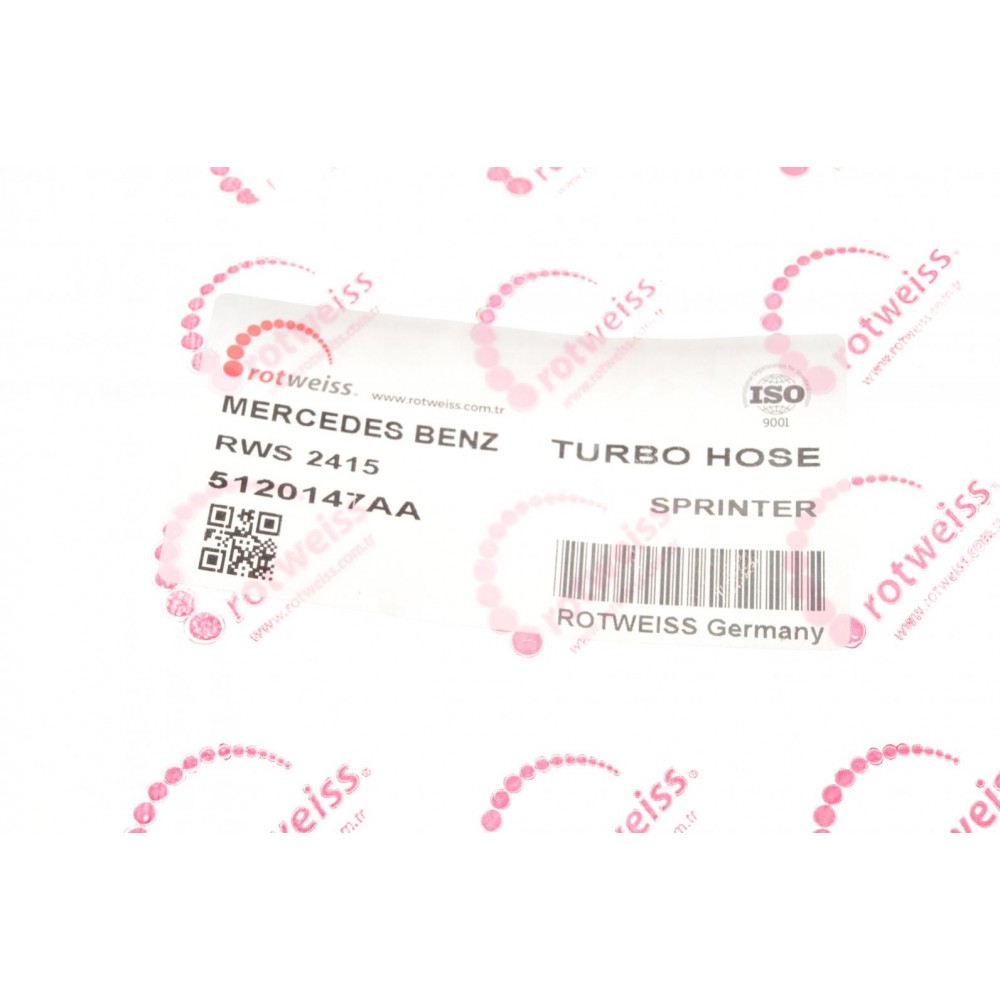 Патрубок інтеркулера (верхній) MB Sprinter 2.7CDI 00-06 (OM612/647)