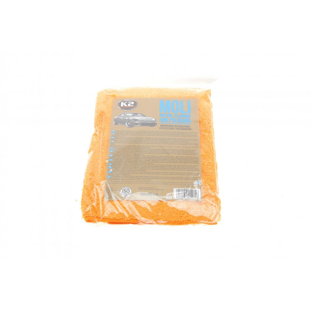 Полотенце влагоуборочное универсальное K2 Microfibre Moli из микрофибры 40x40см (M433) купити в Україні