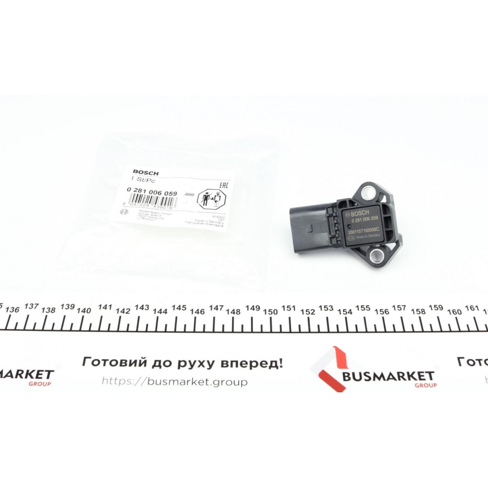 0 281 006 059 BOSCH Датчик тиск наддуву