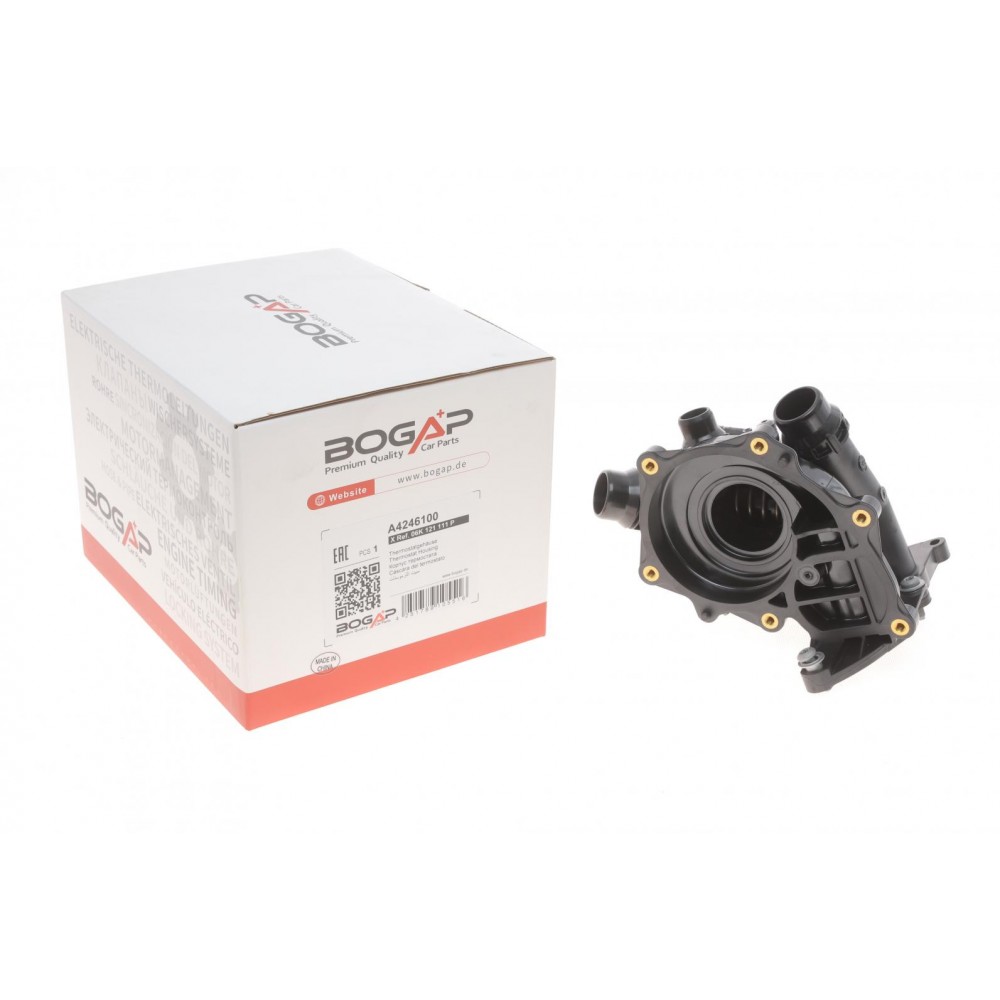 Корпус термостату Audi A3/A4/A5/A6/VW Golf VII/Passat VIII/Skoda Octavia IV 1.8/2.0 TSI/TFSI 14-