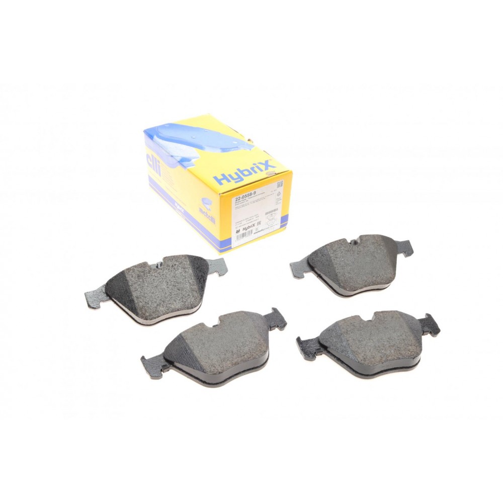 22-0558-9 METELLI Комплект гальмівних колодок дисковий гальм