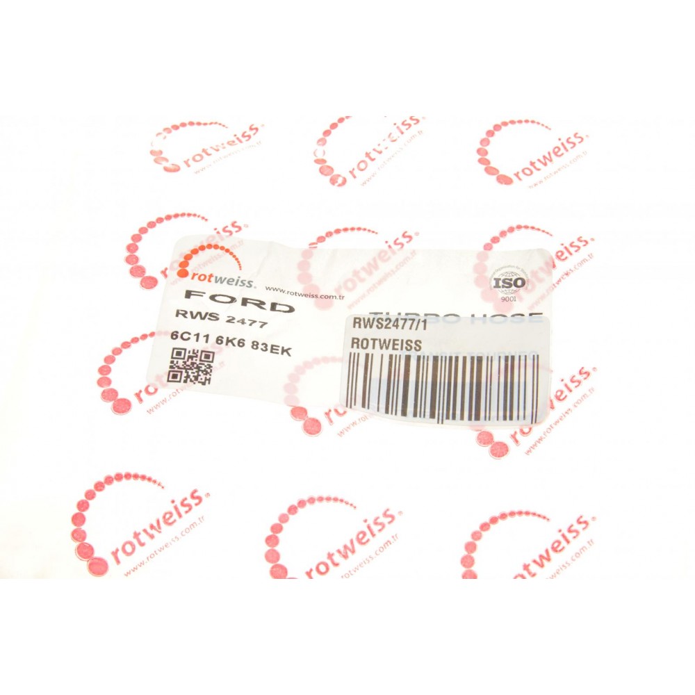 Патрубок інтеркулера Ford Transit 2.2TDCI 06- (короткий)