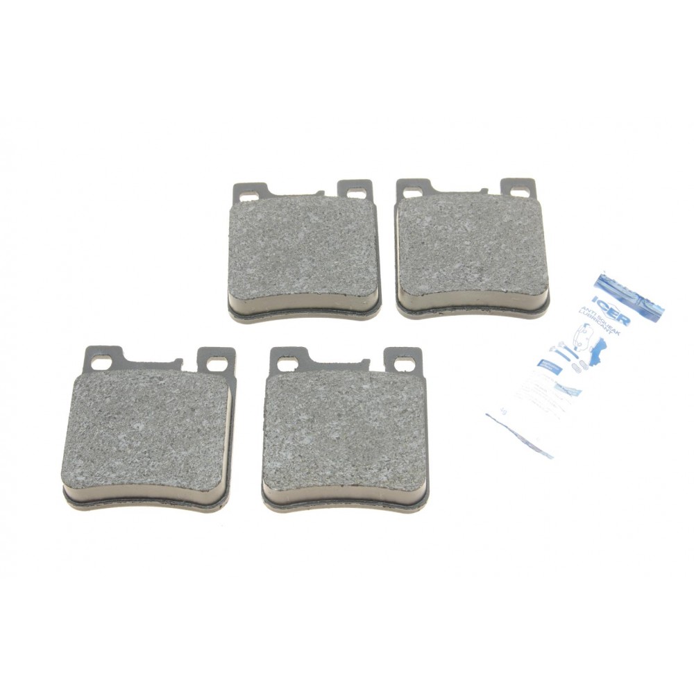 180976 ICER Комплект гальмівних колодок дисковий гальм