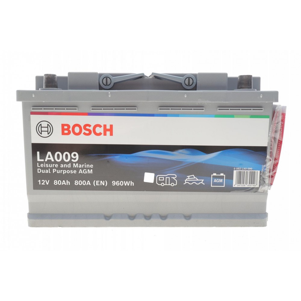 Акумулятор Bosch 12В/80Ач/800А BOSCH 0092LA0090