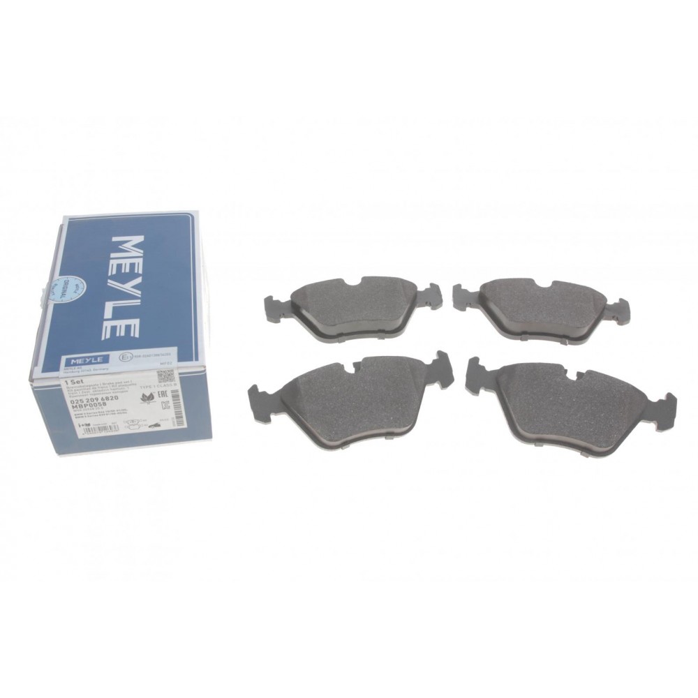 025 209 6820 MEYLE Комплект гальмівних колодок дисковий гальм
