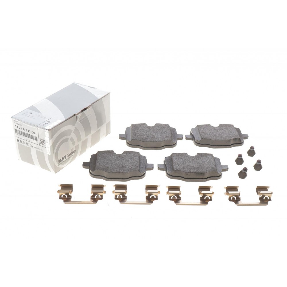 Колодки гальмівні (задні) BMW 5 (F10/F11)/6 (F12/F13)/7 (G11/G12)/X5 (G05)/X6 (G06)/X7 (G07) 10-