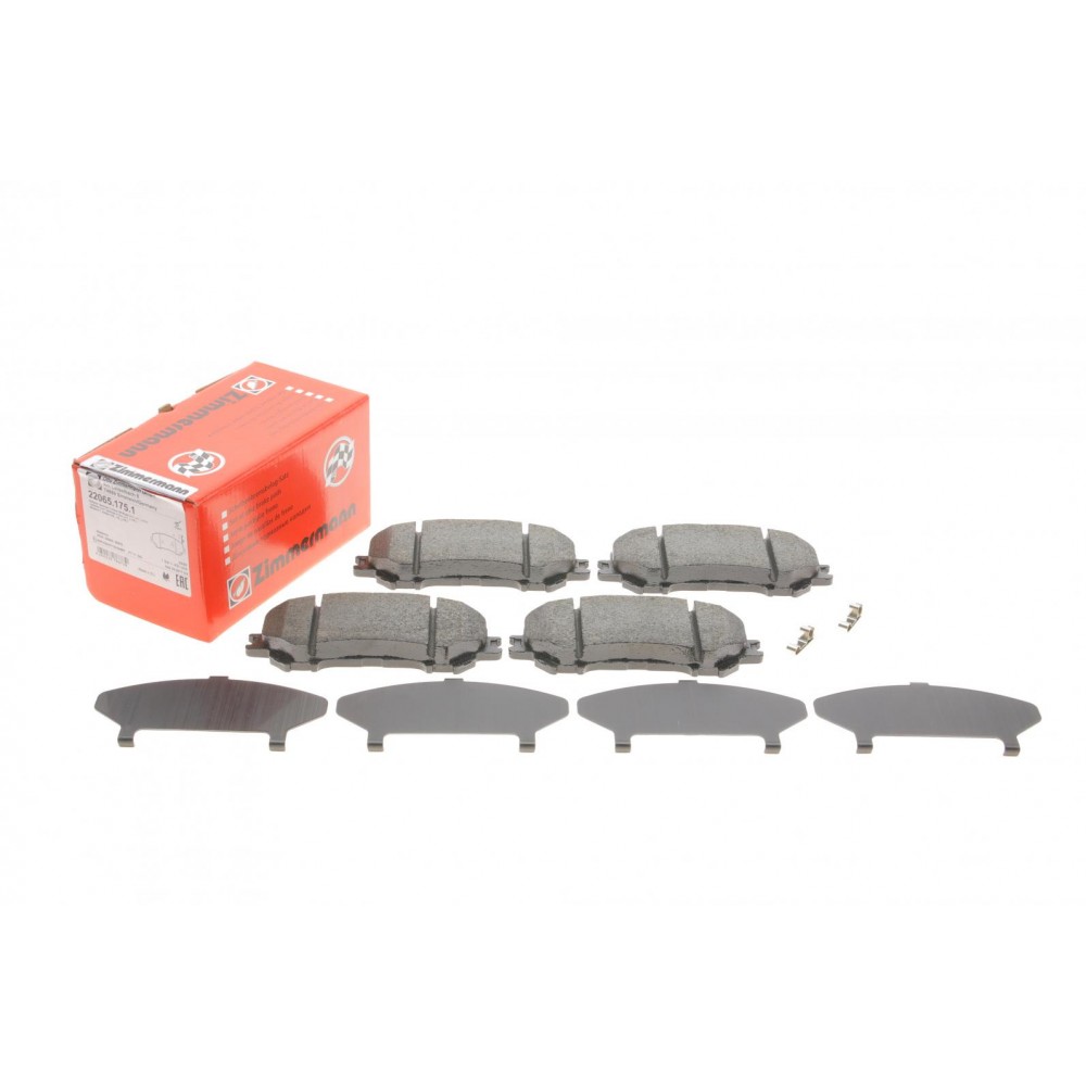 22065.175.1 ZIMMERMANN КомплеК т гальмівних колодок, дискове гальмо