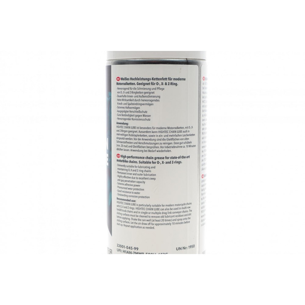 Змазка для ланцюгів мотоциклів (біла) CHAIN LUBE (400ml)