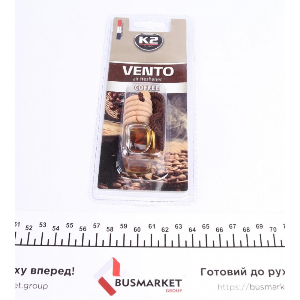 Ароматизатор для салона авто К2 Vento кофе 8 мл (V458)