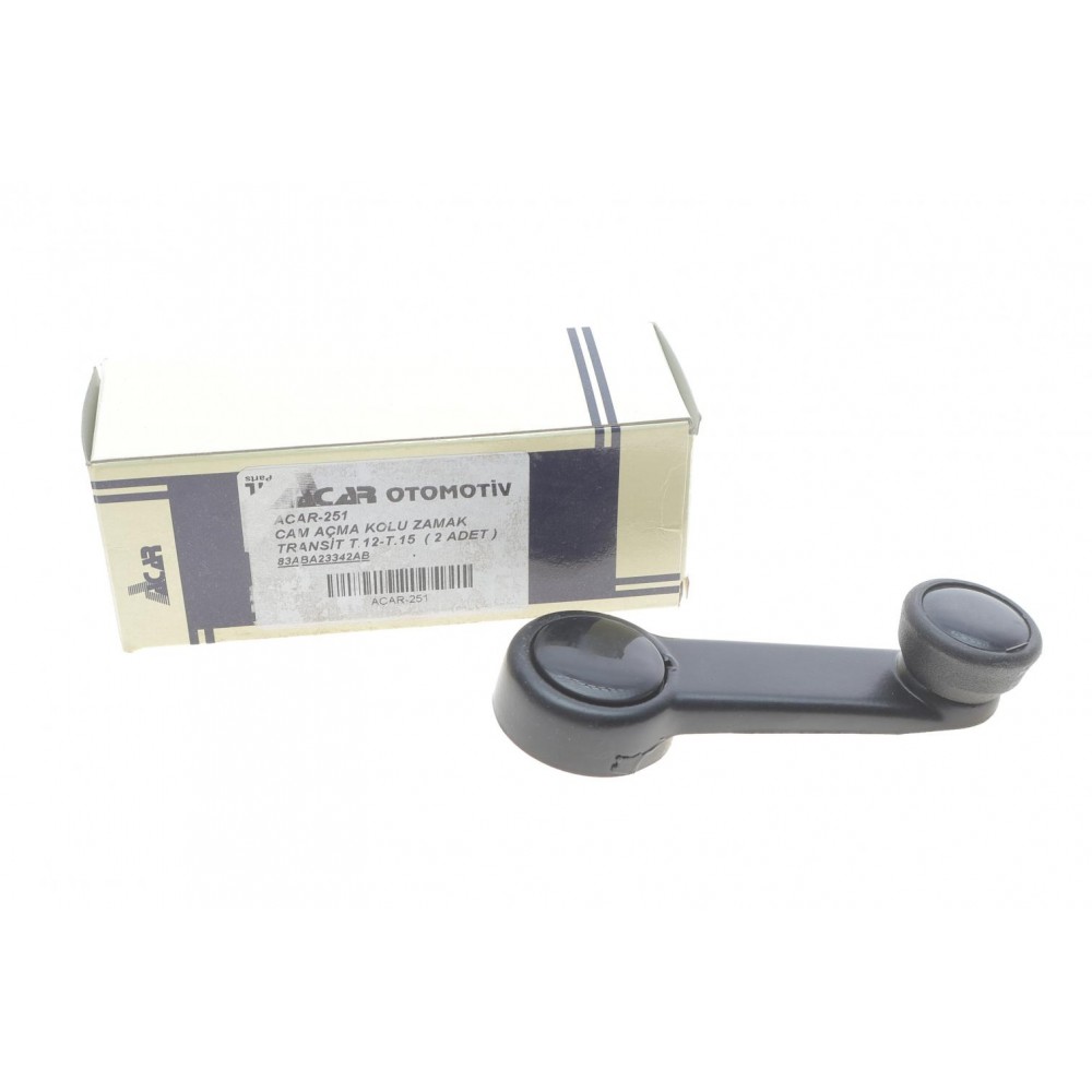 Ручка склопідіймача Ford Transit 91-06 (чорна)