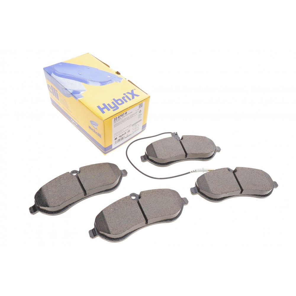 22-0707-0 METELLI Комплект гальмівних колодок дисковий гальм